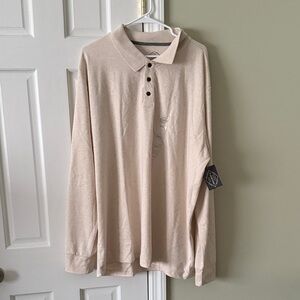 St. John's Bay Light Tan Polo Shirt